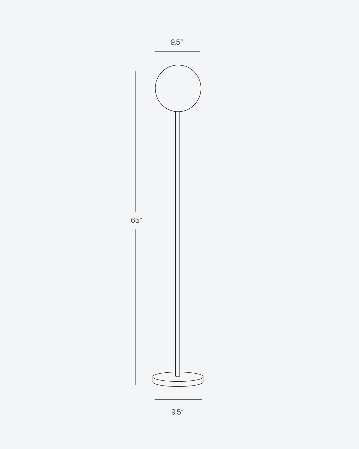Luna LED Floor Lamp