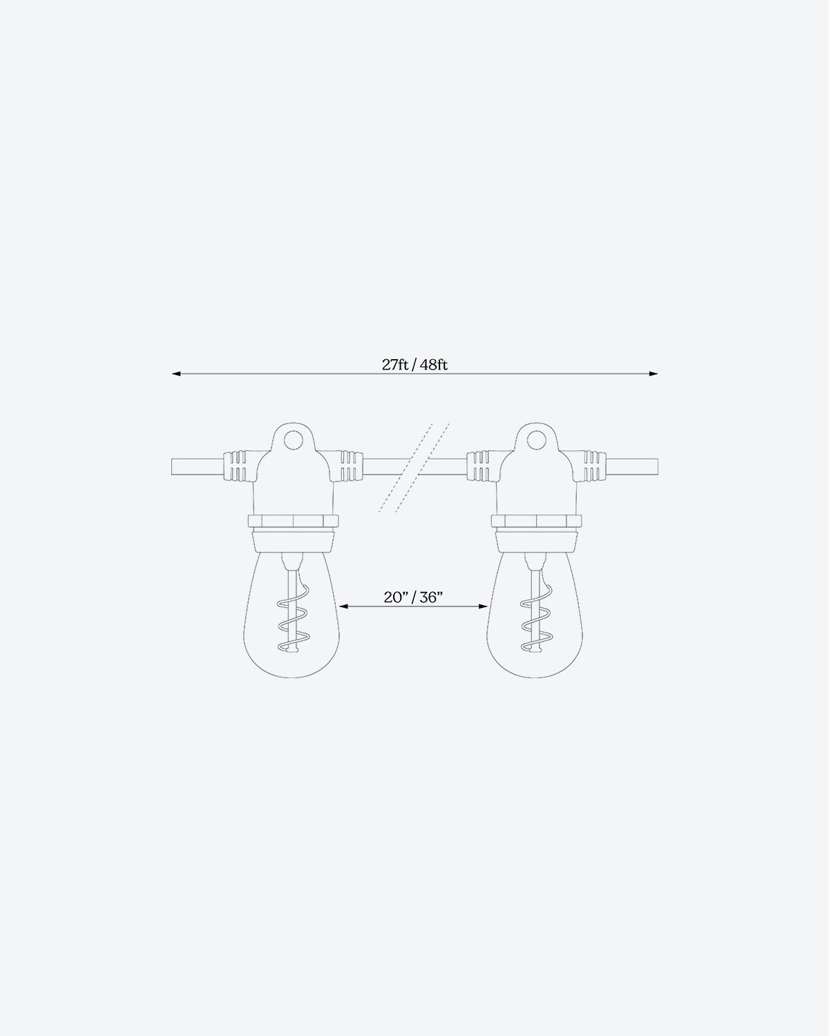 Spiral Solar String Lights